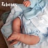 Новорождённый пупс из серии Arias ReBorns – Matias, мягкое тело, 45 см., спящий, с соской и одеялом  - миниатюра №2